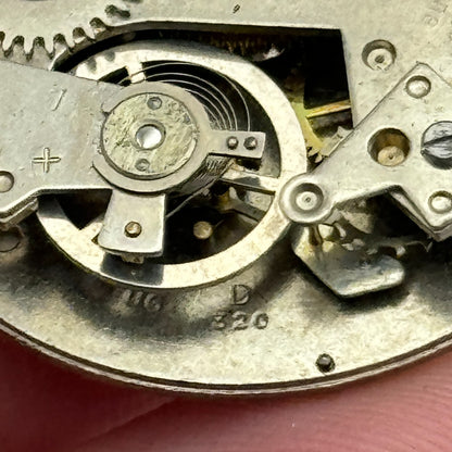 31.1mm Men's Burgana Binatone D 320 Manual Wind Swiss Watch Movement PARTS SPARE