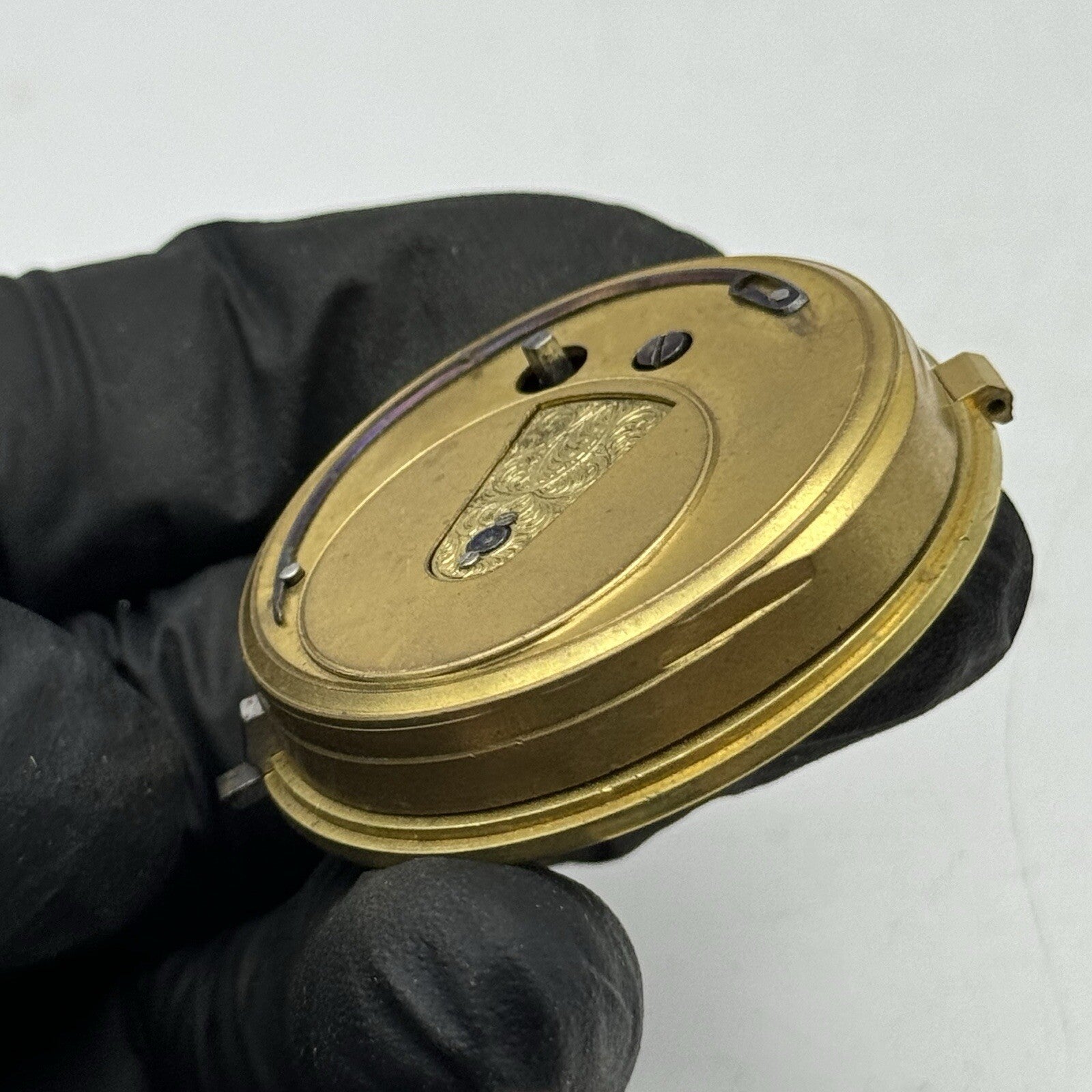 41.7mm J Medcalf Malden Road Antique Fusee Pocket Watch Movement FOR PARTS