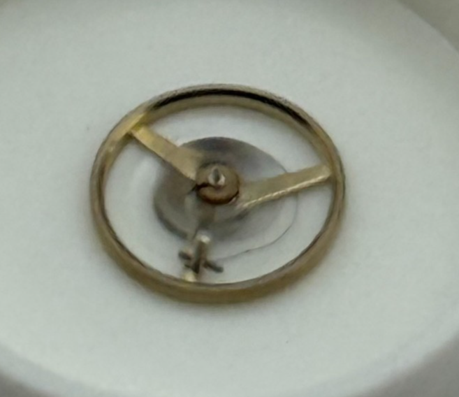 FHF 59-21 Balance Wheel Complete And Spring  1353 Watch Movement Parts NOS