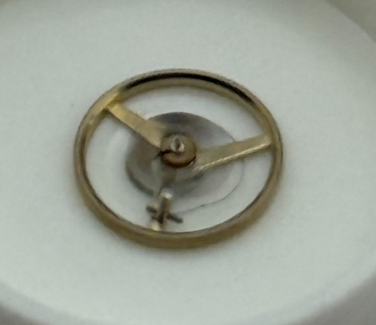 FHF 59-21 Balance Wheel Complete And Spring  1353 Watch Movement Parts NOS