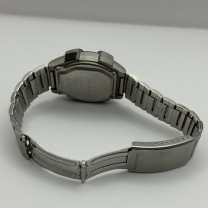 Casio DB-35H Data Bank Telememo 30 Men’s Quartz Watch Silver Tone Working 39mm