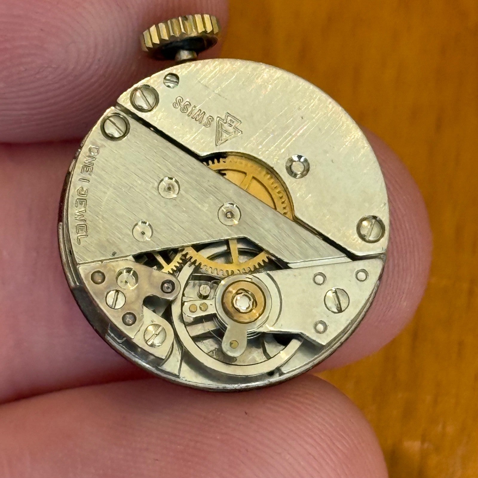 21mm Vintage Ingersoll Amida 562 Swiss 1 Jewel Manual Wind Watch PARTS / REPAIR