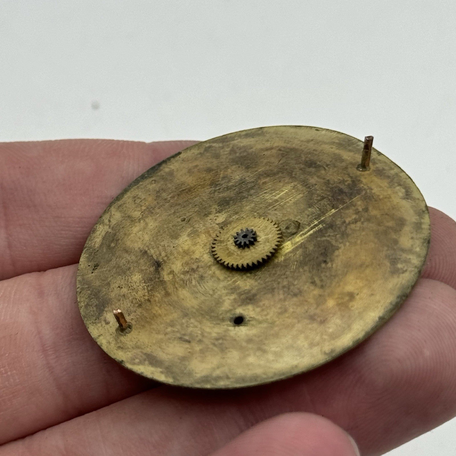 42.8mm Unidentified Vintage Pocket Watch Movement Dial PARTS REPAIR SPARES