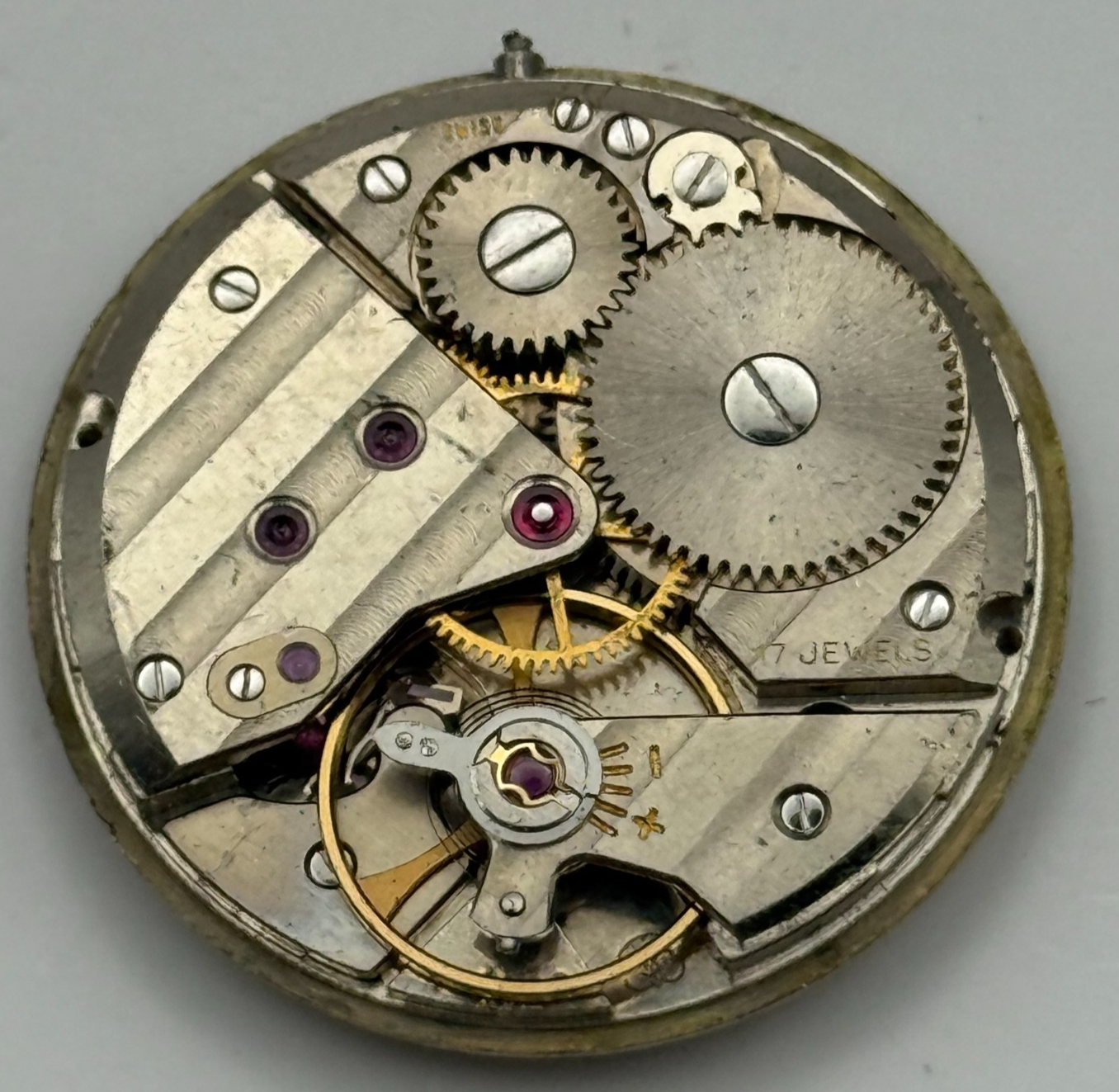 ETA 1120 Watch Movement Garrard Manual Wind Vintage Swiss Parts Repair 26.6mm
