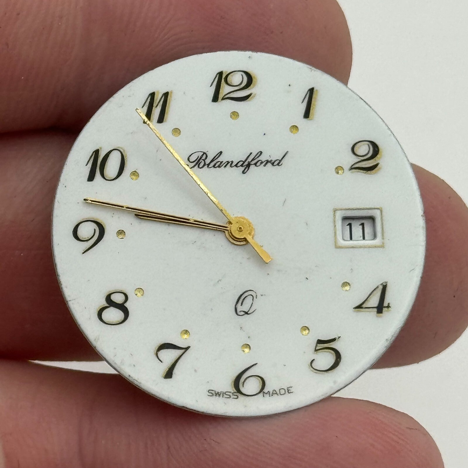 31.1mm Blandford ETA F05.11A Quartz Watch Movement Vintage UNTESTED PARTS SPARES