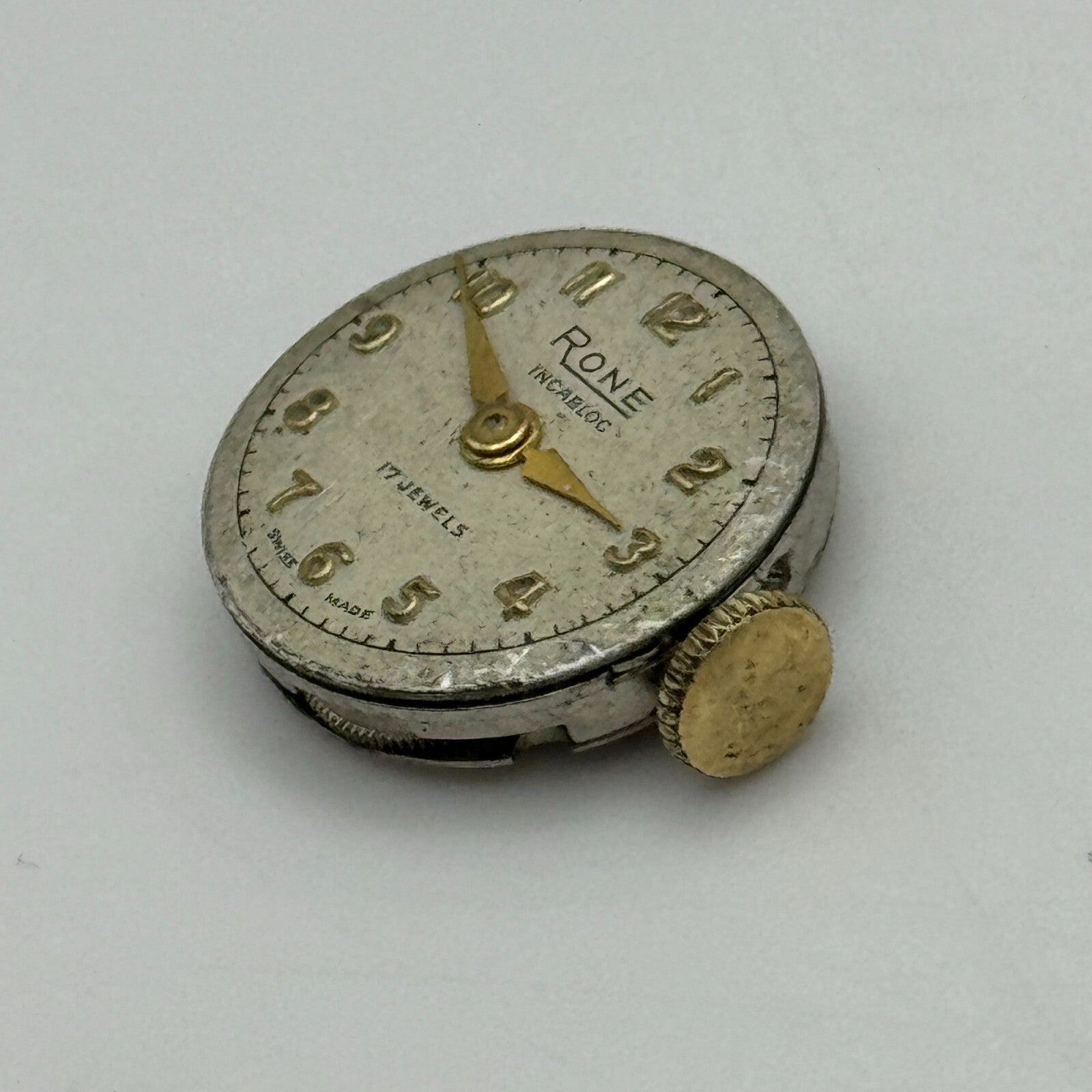 15.5mm Ladies Rone 675 ETA 2410 Manual Wind Watch Movement Swiss Vintage PARTS