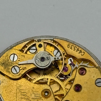 J W Benson Smiths De Luxe 15 Jewels Watch Movement Manual Wind Parts 26.9mm
