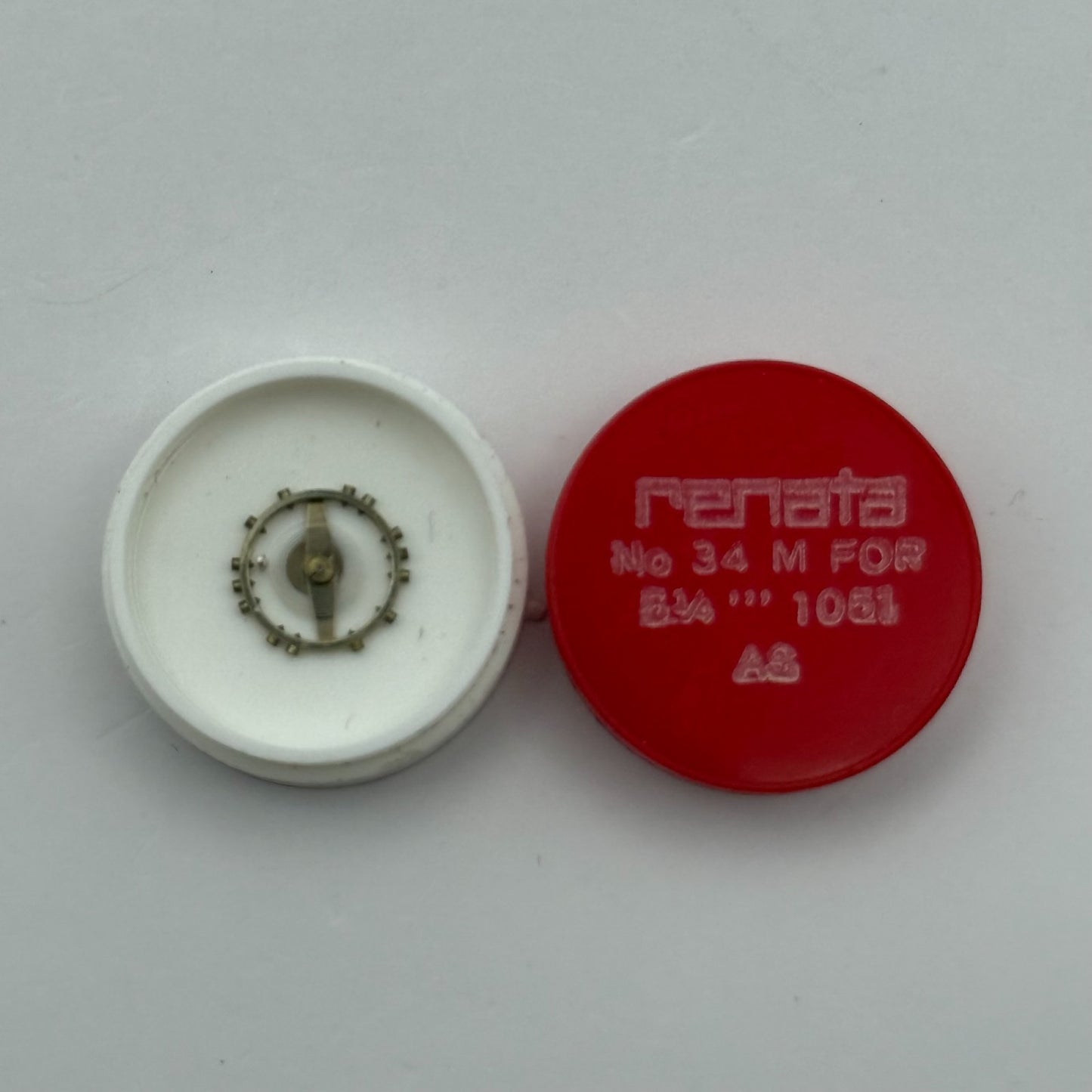 AS 1051 Balance Wheel Complete And Spring 6¼’’’ 34 M Watch Movement Parts NOS