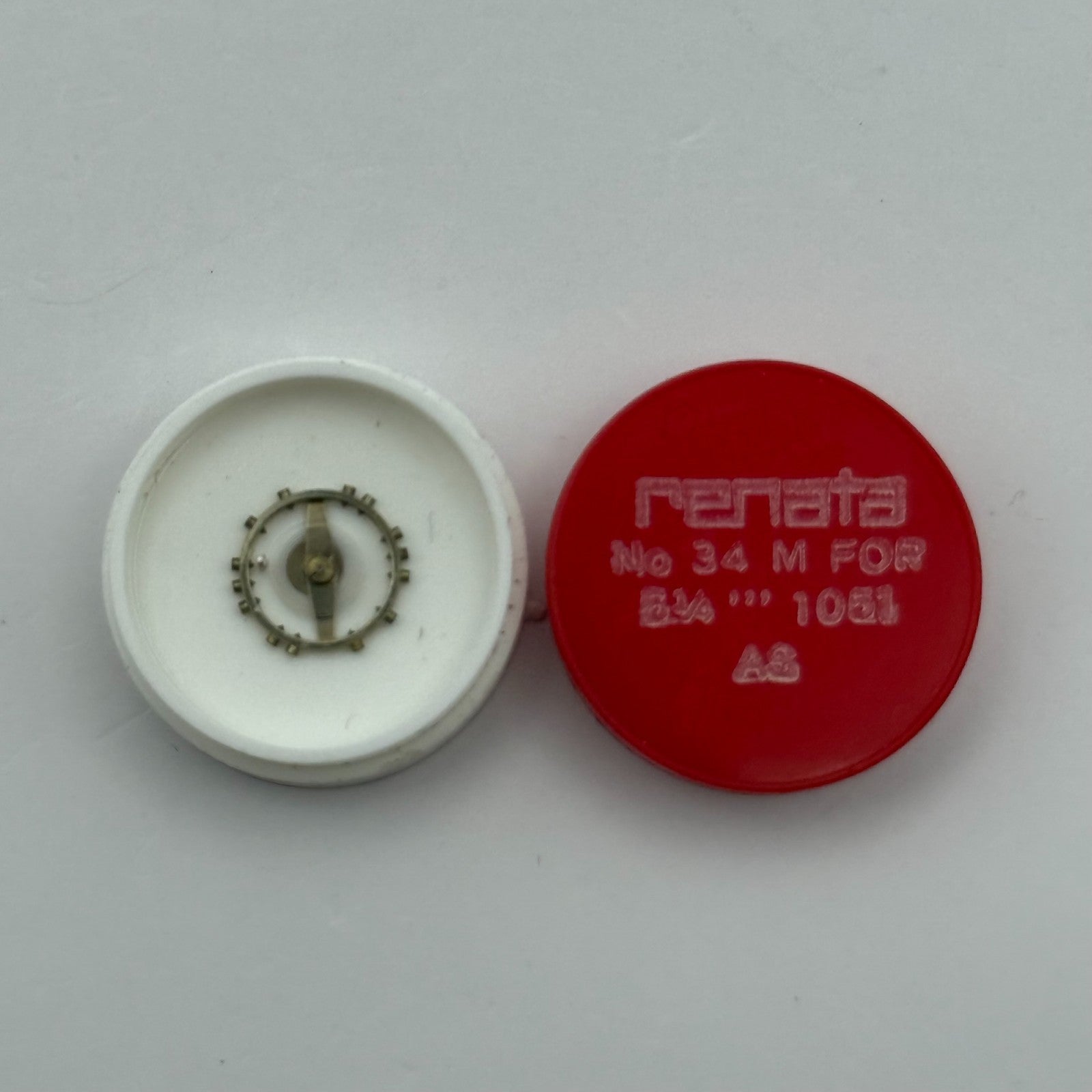 AS 1051 Balance Wheel Complete And Spring 6¼’’’ 34 M Watch Movement Parts NOS