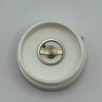 Brac 2051 Balance Wheel Complete And Spring  5¼’’’ 69 M Watch Movement Parts NOS