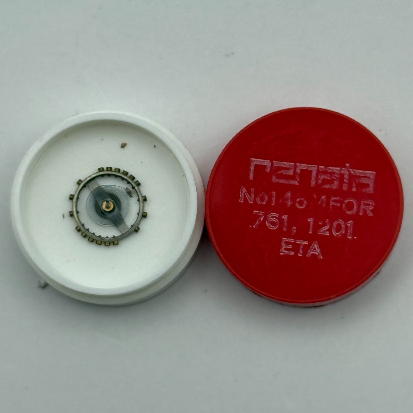 ETA 761, 1201 Balance Wheel Complete And Spring  146 M Watch Movement Parts NOS