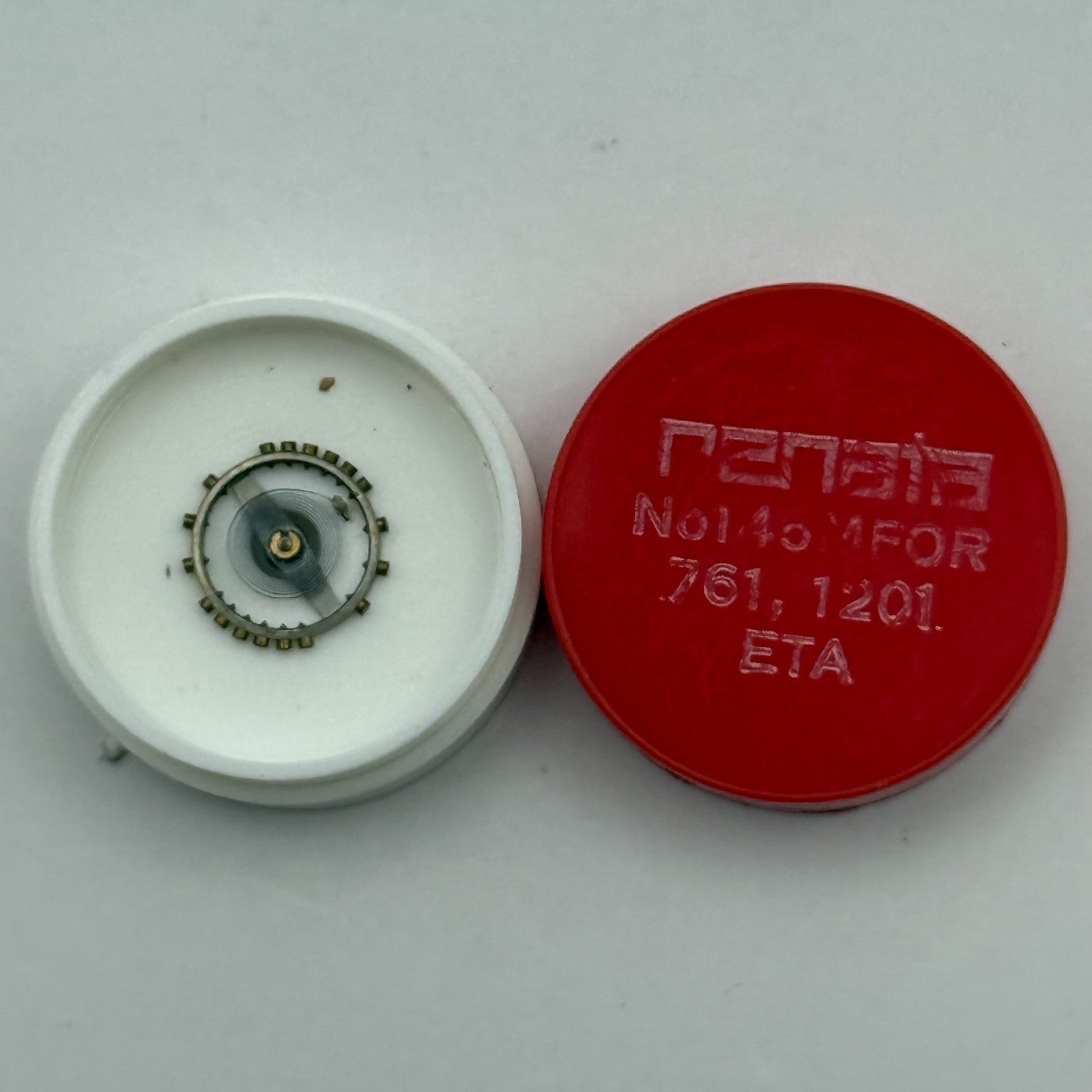 ETA 761, 1201 Balance Wheel Complete And Spring  146 M Watch Movement Parts NOS