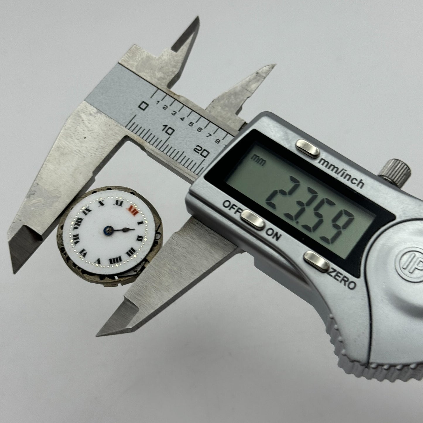 23.6mm SFG Porcelain Dial Swiss Trench Watch Movement Manual Wind PARTS SPARES