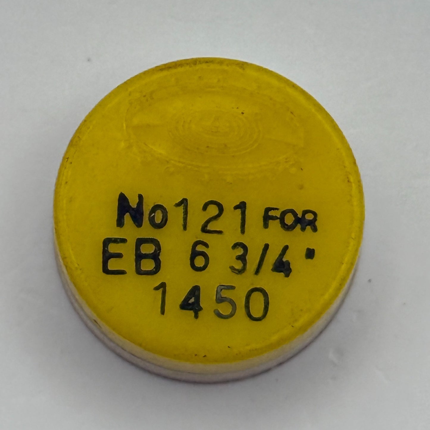 EB 1450 Balance Wheel Complete And Spring 6 3/4’’’ 121 Watch Movement Parts