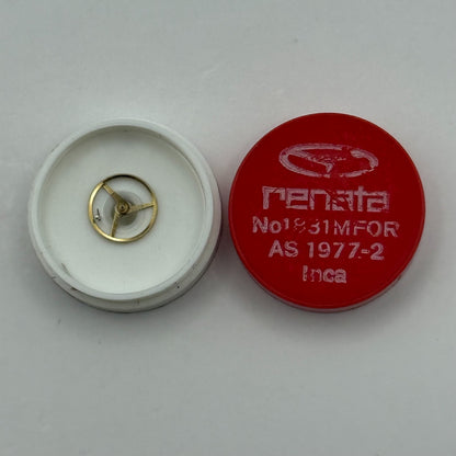 AS 1977-2 Balance Wheel Complete And Spring Inca 183 M Watch Movement Parts NOS 