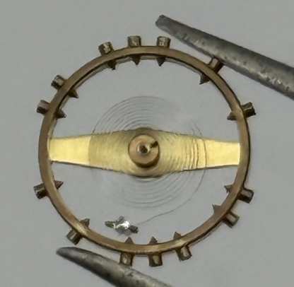 AS 1240 Balance Wheel Complete And Spring  8¾’’’ 49 M Watch Movement Parts NOS