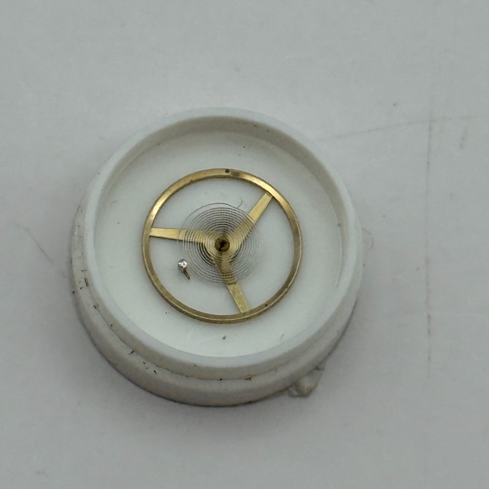 AS 1900 1906 Balance Wheel Complete And Spring 1577 M Watch Movement Parts