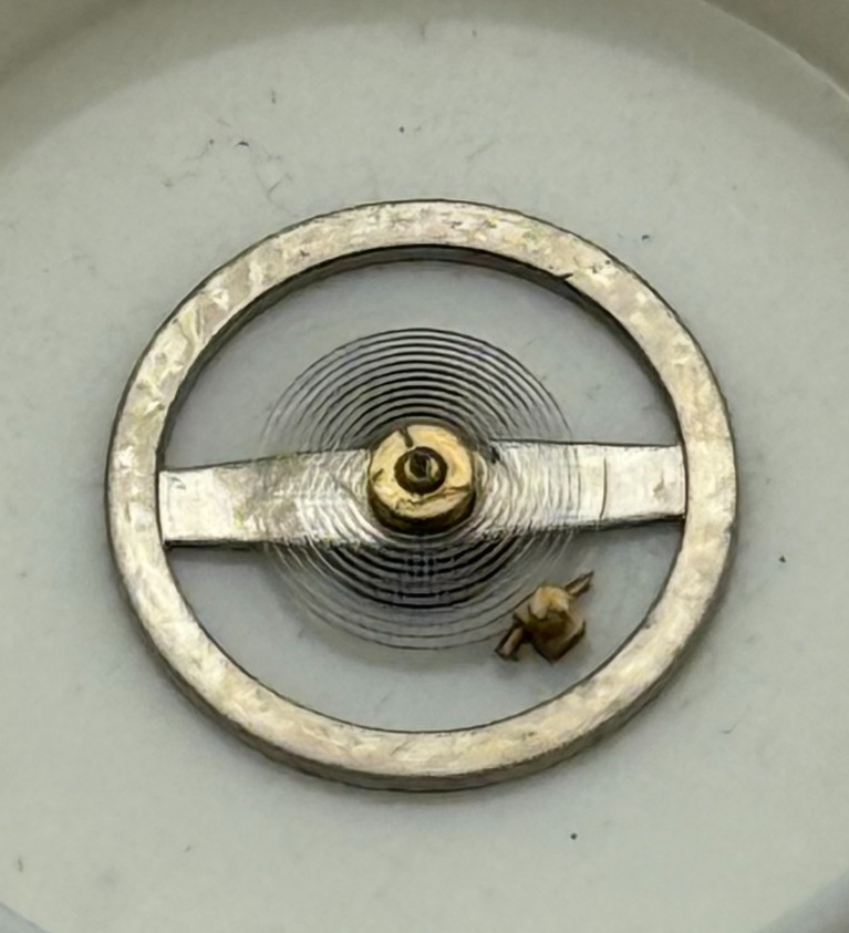 BFG 910 Balance Wheel Complete And Spring 825 Renata Watch Movement Parts NOS 