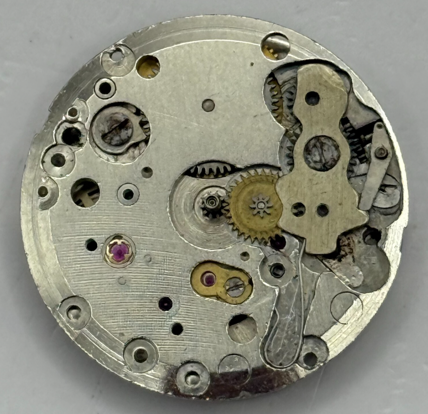 23.6mm Vintage Brac 107 Swiss Made Manual Wind Watch Movement PARTS REPAIR