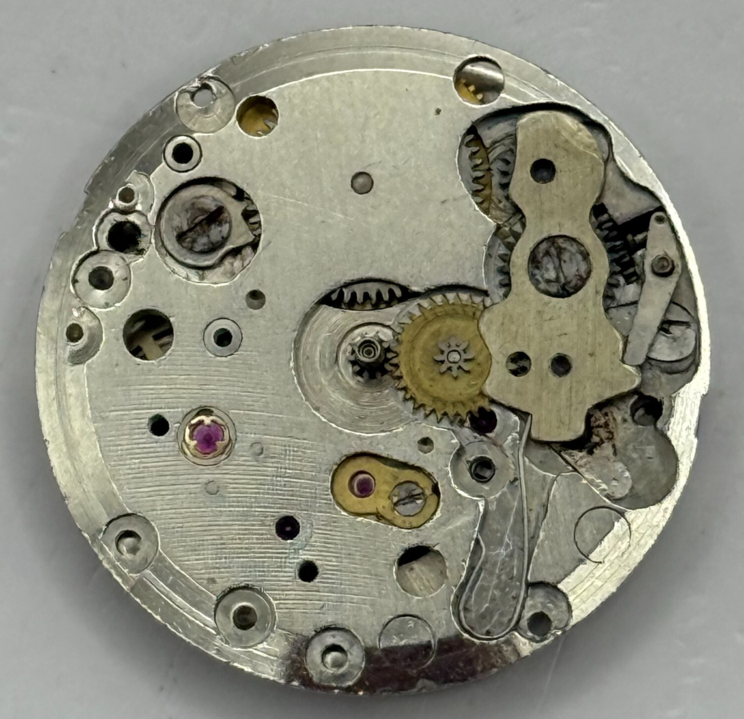 23.6mm Vintage Brac 107 Swiss Made Manual Wind Watch Movement PARTS REPAIR