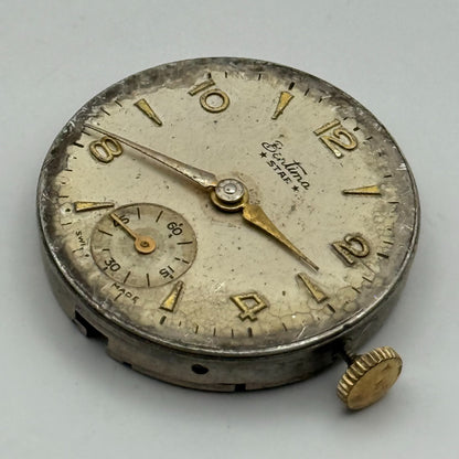 ETA 1260 Watch Movement Bentima Star Manual Wind Vintage Parts Repair 23.6mm