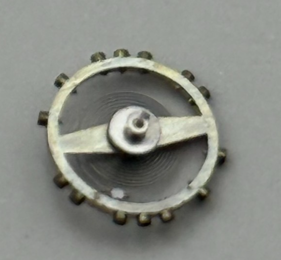 AS 655 Balance Wheel Complete And Spring 5¼’’’  22 Watch Movement Parts NOS 