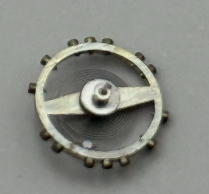 AS 655 Balance Wheel Complete And Spring 5¼’’’  22 Watch Movement Parts NOS 