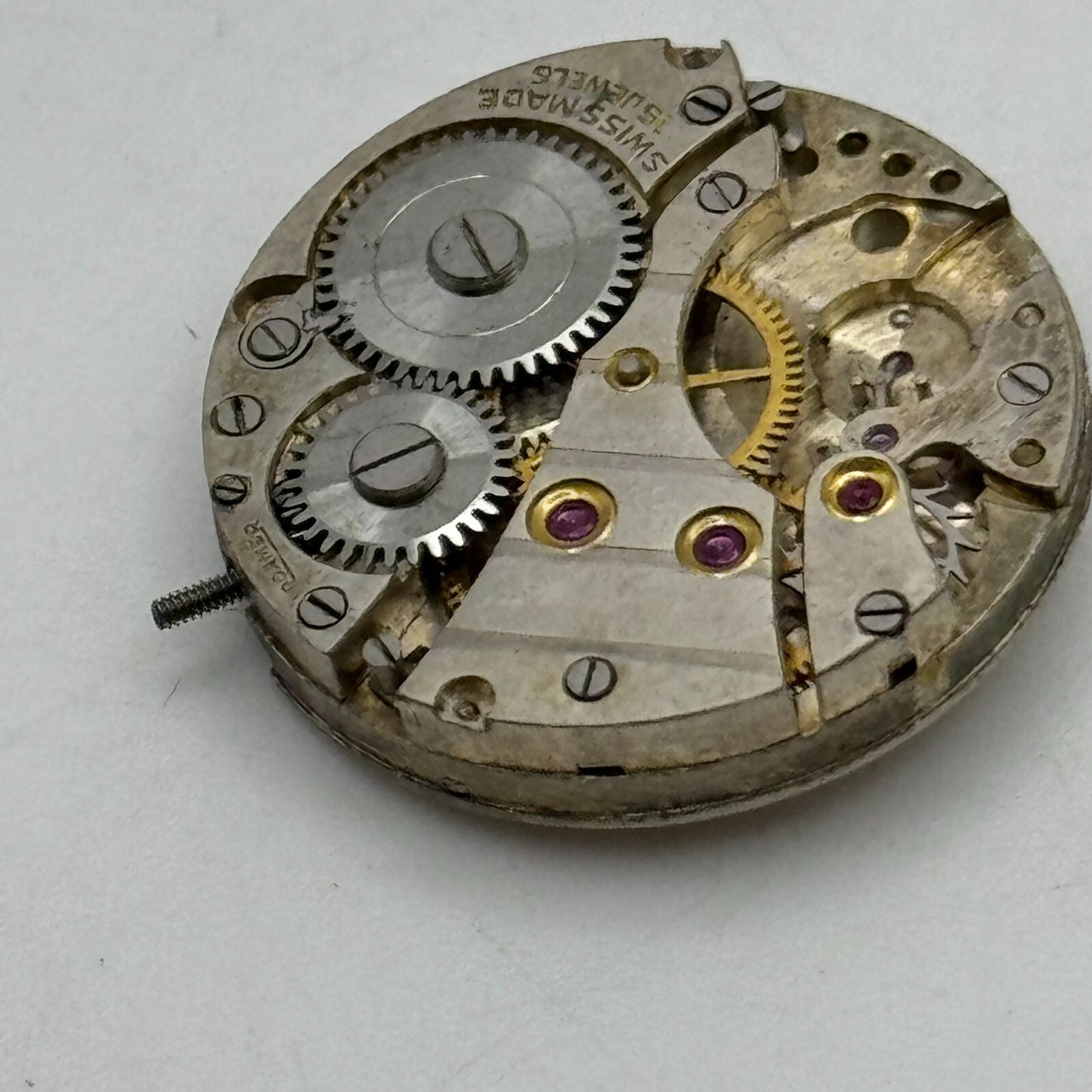 23.6mm Roamer MST 242 Manual Wind 15 Jewels Swiss Watch Movement PARTS SPARES