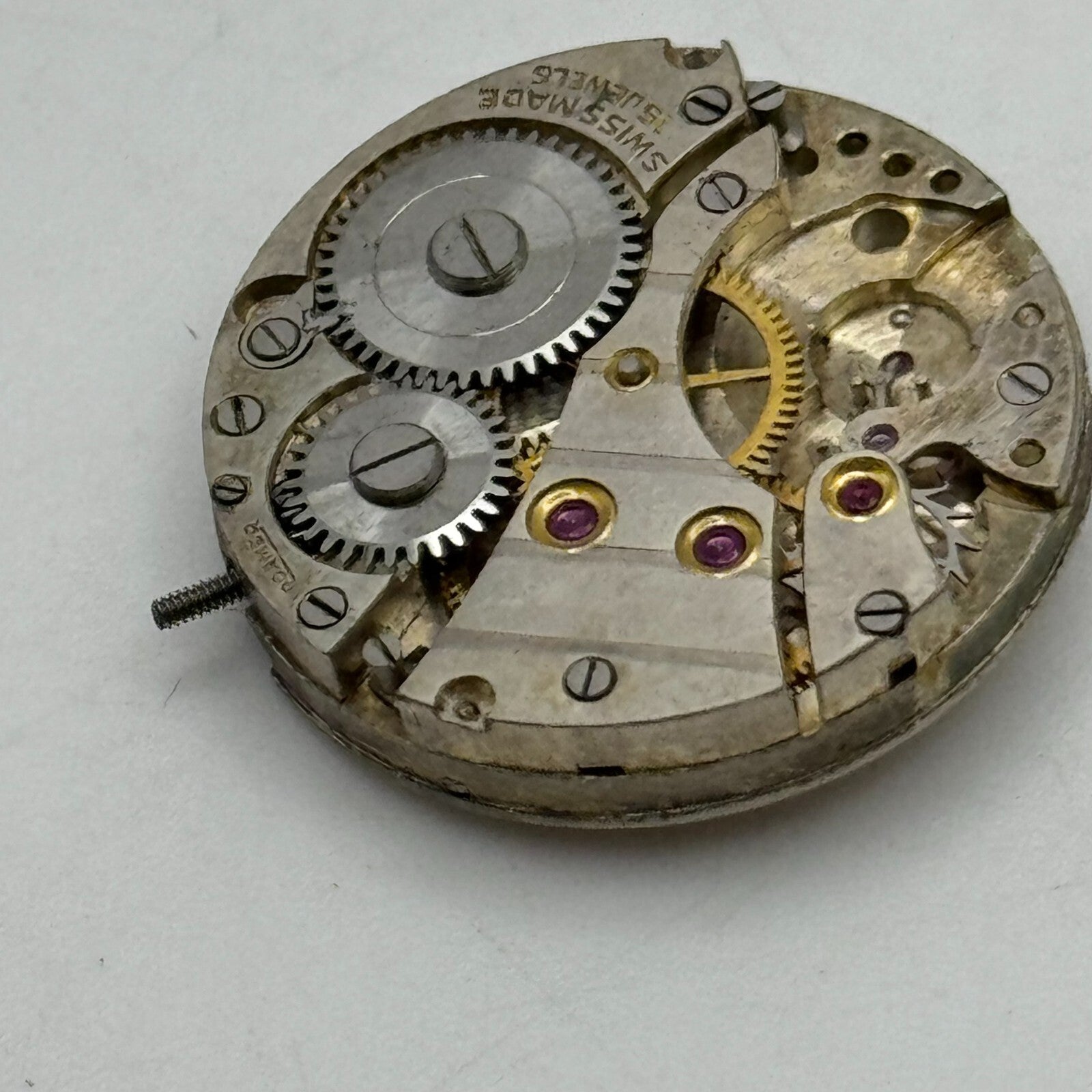23.6mm Roamer MST 242 Manual Wind 15 Jewels Swiss Watch Movement PARTS SPARES