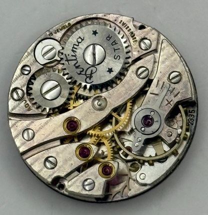 19.6mm Vintage Bentima ETA 2335 Swiss Manual Wind Watch Movement PARTS REPAIR