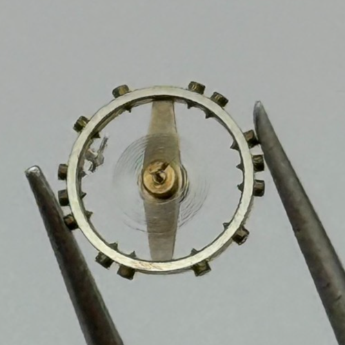 AS 1677 Balance Wheel Complete And Spring 6’’’ 1417 M Watch Movement Parts NOS