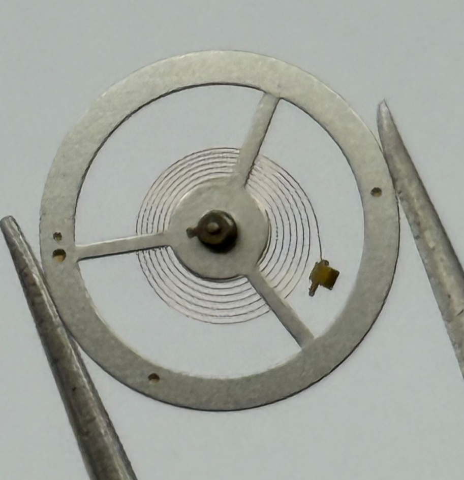 EB 8800 Balance Wheel Complete And Spring 12’’’ 1309 Watch Movement Parts NOS