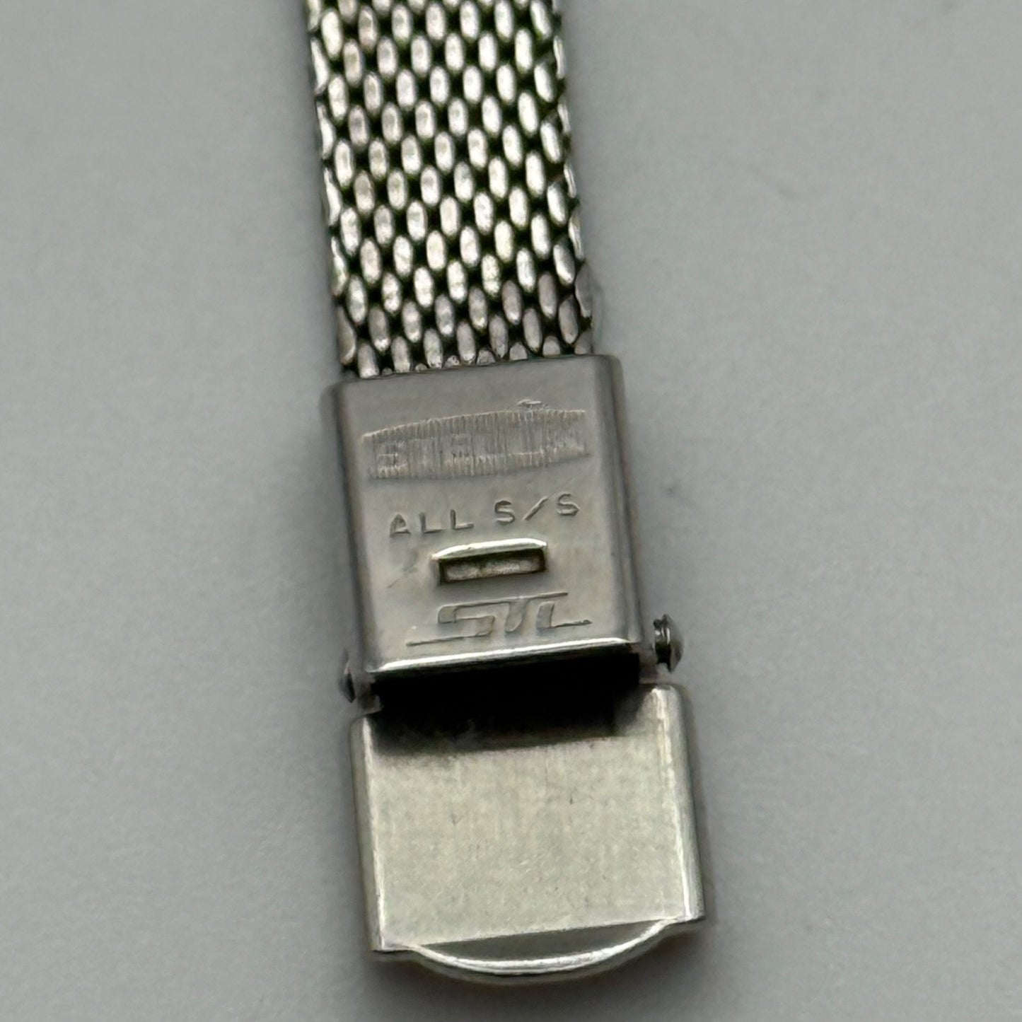 20mm 1970s Vintage Oris Green Dial Ladies Engraved Manual Wind Watch PARTS