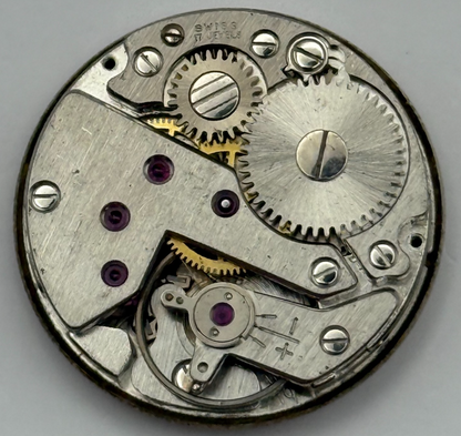 FHF 70 Watch Movement H Samuel Manual Wind Vintage Swiss Parts Repair 23.4mm