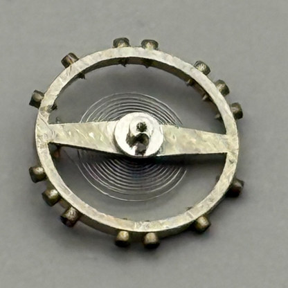 FHF 63 Balance Wheel Complete And Spring 8¾’’’ 438 M Watch Movement Parts NOS