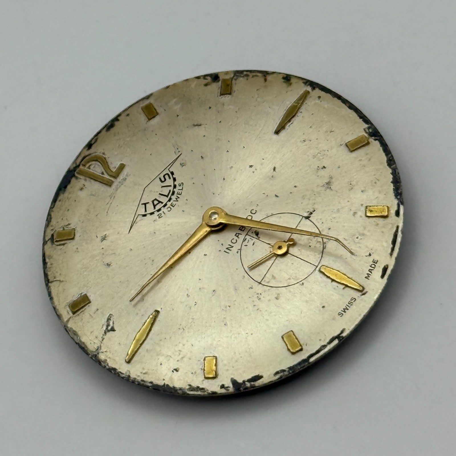 Peseux P 320 Talis Watch Movement Manual Wind Vintage Swiss Parts Repair 23.5mm