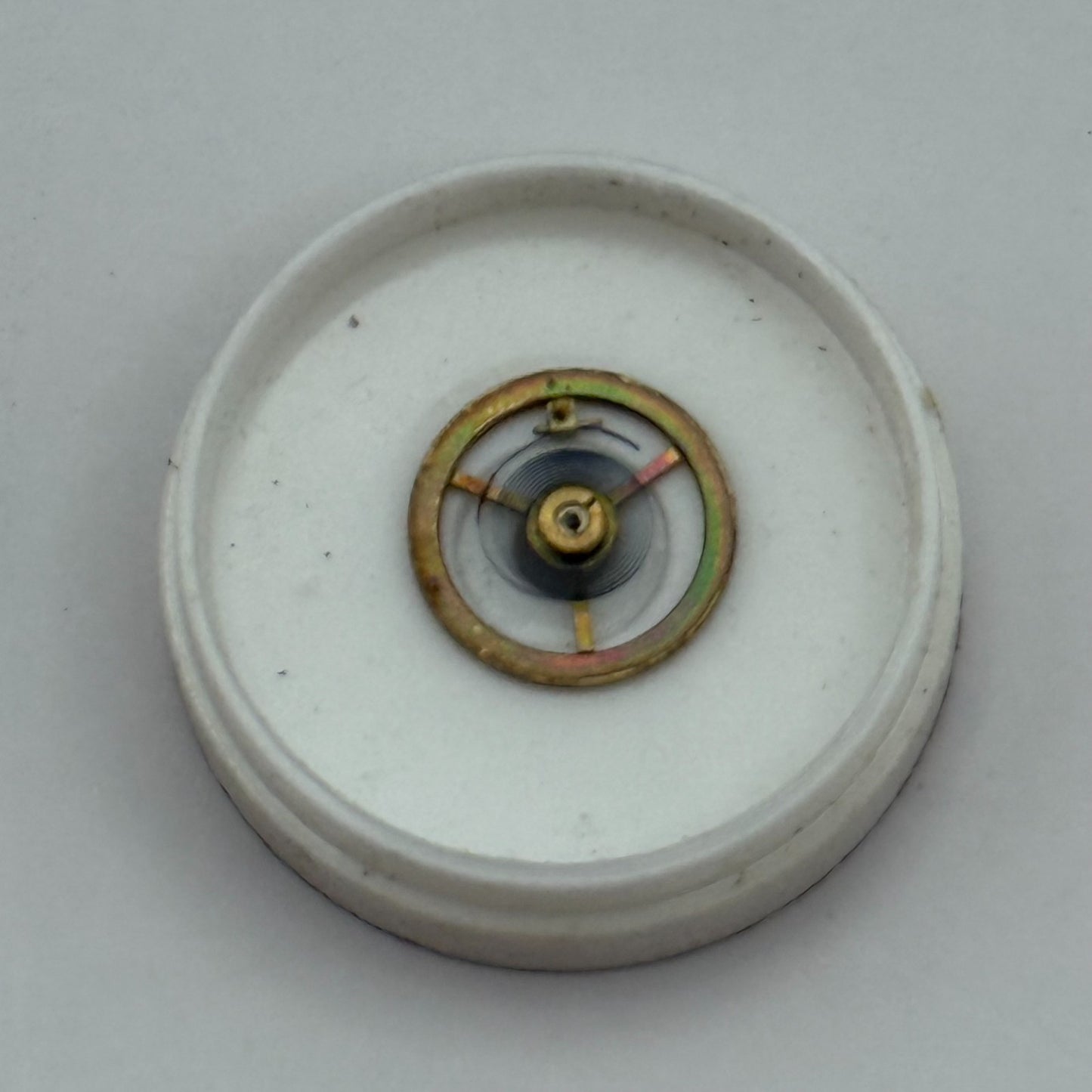 Felsa 90 Balance Wheel Complete And Spring 5¼’’’ Renata Watch Movement Parts 