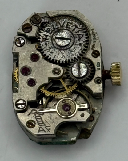 12.8mm Vintage Helvetia 105B Swiss Made Manual Wind Watch Movement PARTS REPAIR