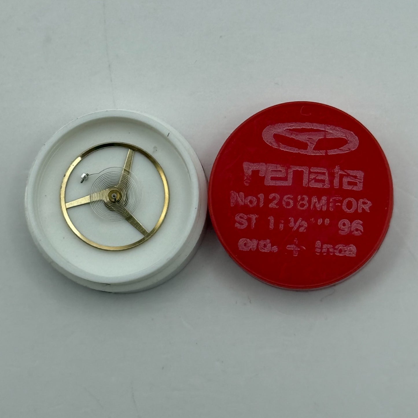 ST 96 Balance Wheel Complete And Spring 11½’’’ Ord + Inca Watch Movement Parts 