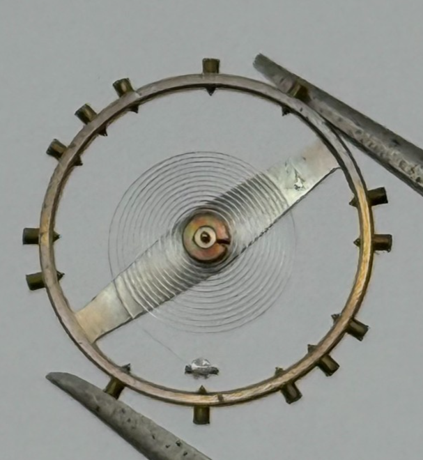 FHF 72 Balance Complete Inca Renata 585 Watch Movement Parts Vintage NOS