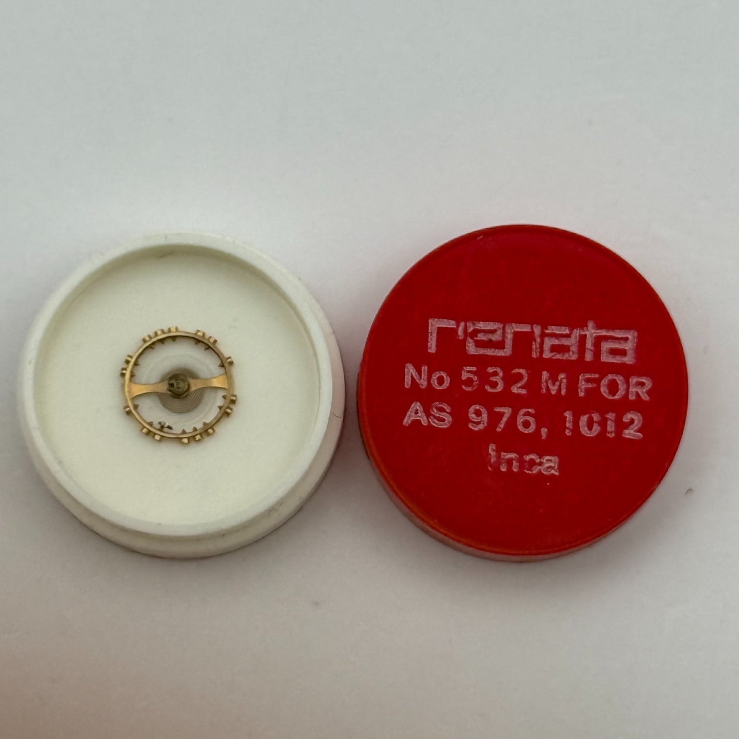 AS 976 1012 Balance Wheel Complete And Spring Inca 532 M Watch Movement Parts