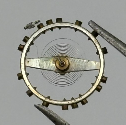 FEF 270 Balance Wheel Complete And Spring 5¼''' 173 M Watch Movement Parts 