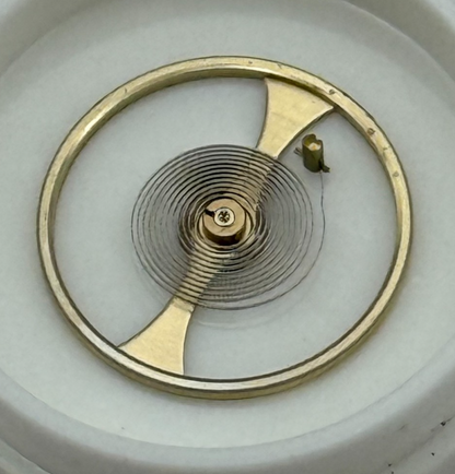 Oris 650 654 Balance Wheel Complete And Spring  1510 M Watch Movement Parts NOS