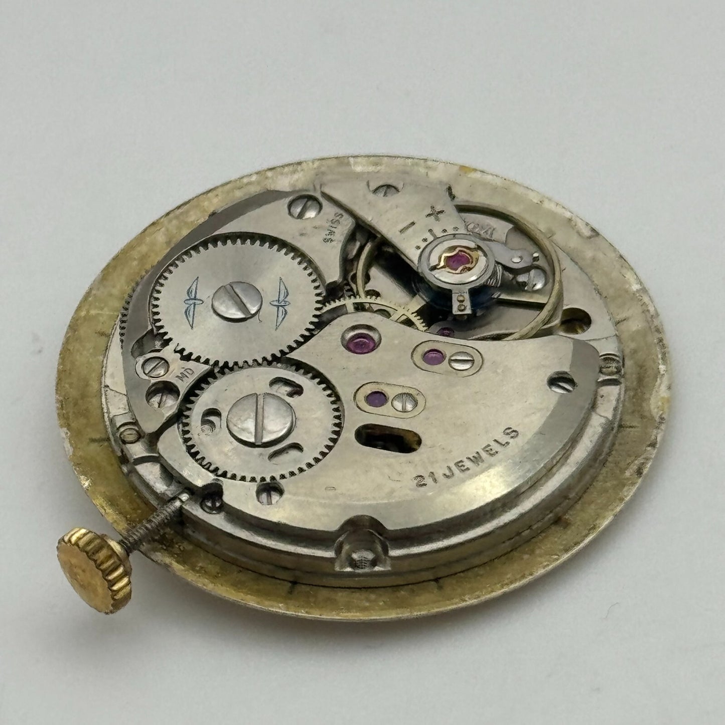 26mm Men's Rotary AS 1746 1747 Manual Wind Watch Movement Swiss Made PARTS
