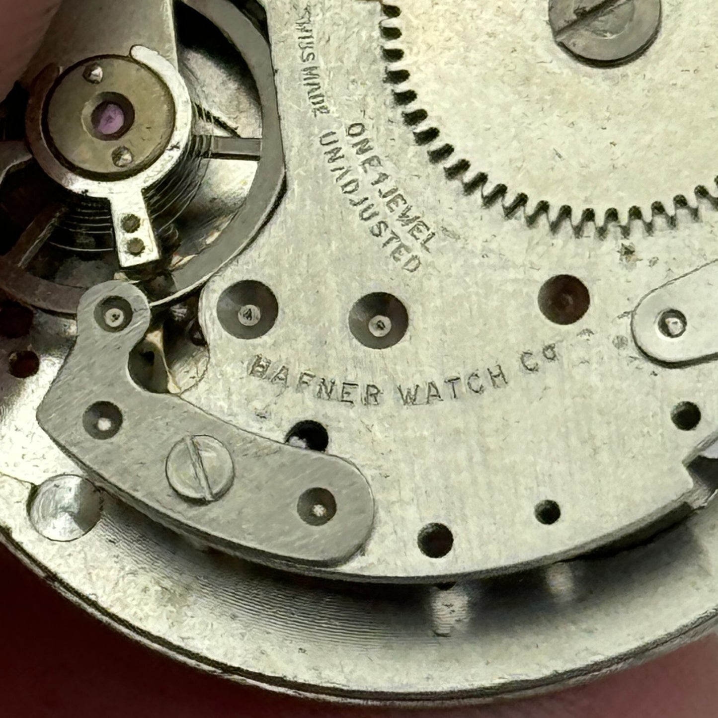 31mm Men's Lucerne BFG 866 Hafner Watch Co Swiss Manual Wind Watch Movement PART