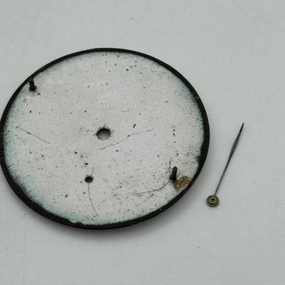 42.7mm Antique Key Wound Balance Intact Pocket Watch Movement Dial Hands PARTS