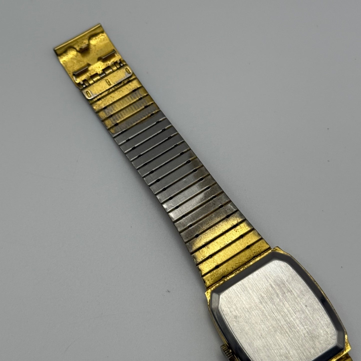 27mm Vintage Parma 17 Jewels Gold Plated Manual Wind Watch FOR PARTS / REPAIR