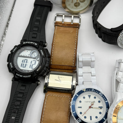 Bundle Of 15 Quartz Watches Job Lot Modern / Vintage Untested Parts / Repair