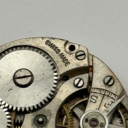 Lanco Trench 15 Jewels Watch Movement Manual Wind Vintage Parts Repair 24.3mm