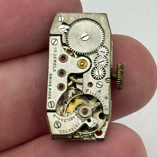 12.6mm Ladies Cyma 344.a Balance Ok Manual Wind Watch Movement Vintage PARTS
